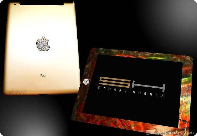 ipad Stuart Hughesi acaba de apresentar o Pad2 Gold History Edition, esse da foto acima!