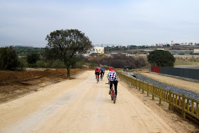 mtb leganes en el río Guadarrama