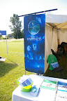 There was this big tent split between this group called  "The Way to Happiness" and "International Foundation for Human Rights and Tolerance". These are non-profit organisations connected to the Church of Scientology.