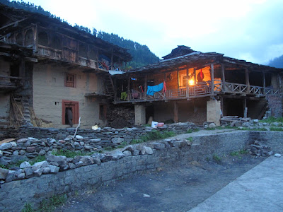 the residential area near the guest house