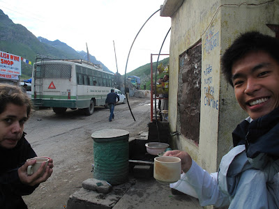 Chai break at 6am! REALLY GOOD!