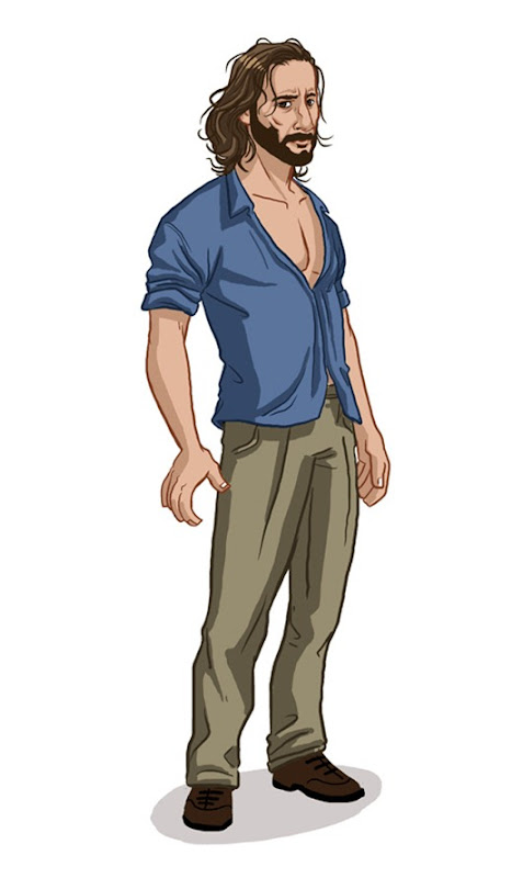  Excelentes desenhos dos personagens de Lost