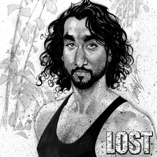  Caricaturas de personagens de Lost