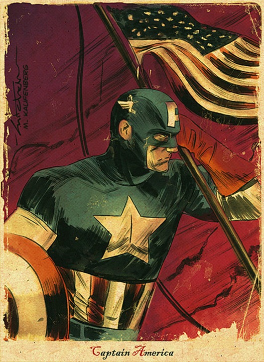  Desenhos do Capitão América