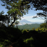 不動の峰から富士山。