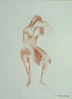 014 - La Pocharde - 1992<br />
50 x 60 - Sanguine