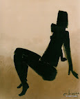 022 - Mademoiselle Soleil -1992<br />
92 x 73 - Acrylique sur toile