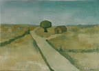 033 - Paysage - 1993<br />
46 x 33 - Acrylique sur toile