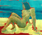 037 - Mademoiselle des Iles - 1993<br />
55 x 46 - Acrylique sur toile