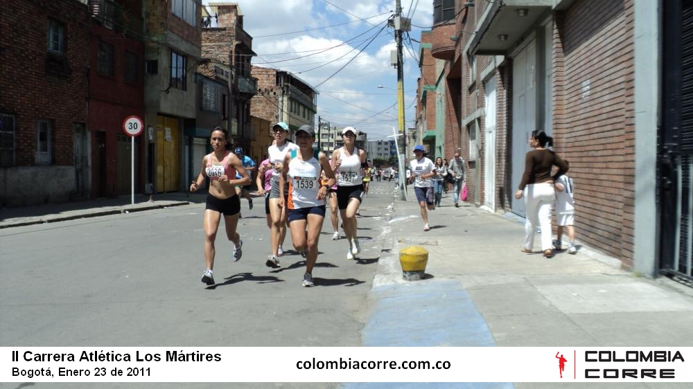 Carrera atletica los martires bogota 2011