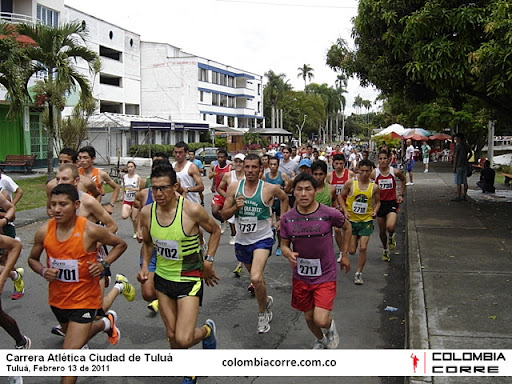 Banda de tiempos de COLOMBIA CORRE