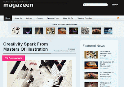 Magazeen theme