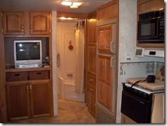 Bobcat kitchen refrigerator side