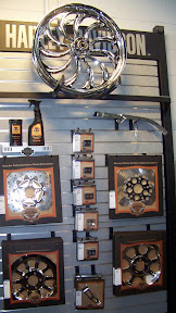 Harley-Davidson chrome wheels