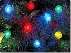 Green Holidays: LED lights