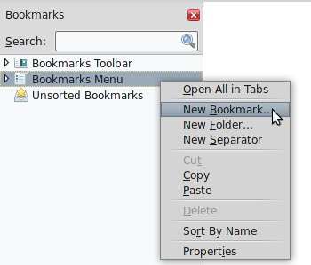 New Bookmark
