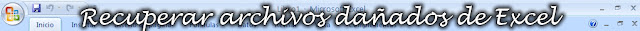 reparacion de archivos de excel reparacion de archivos de excel