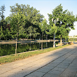 The bank of Bega river in Timisoara