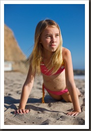 Makena Shepard at the beach