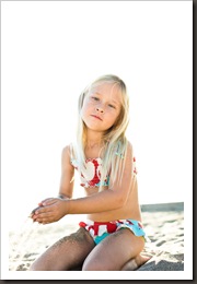 Kaylee Shepard at the beach