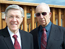 Pastor Laurence Justice with Pastor W.L. Tullos at Landmark Baptist Church in Anchorage, Alaska