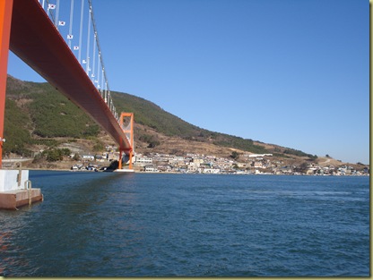 site of the battle, more or less under the bridge