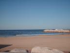 Plage de l'huveaune au matin, ca laisse reveur, non?