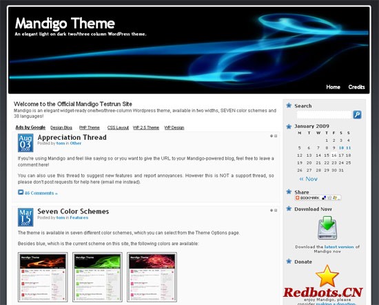 [组图]精品WordPress 2.7免费主题集锦