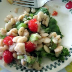 Artichoke, Lima Bean and Pea Salad