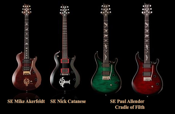 PRS SE Signature Guitars: Mikael Akerfeldt, Paul Allender, Nick Catanese