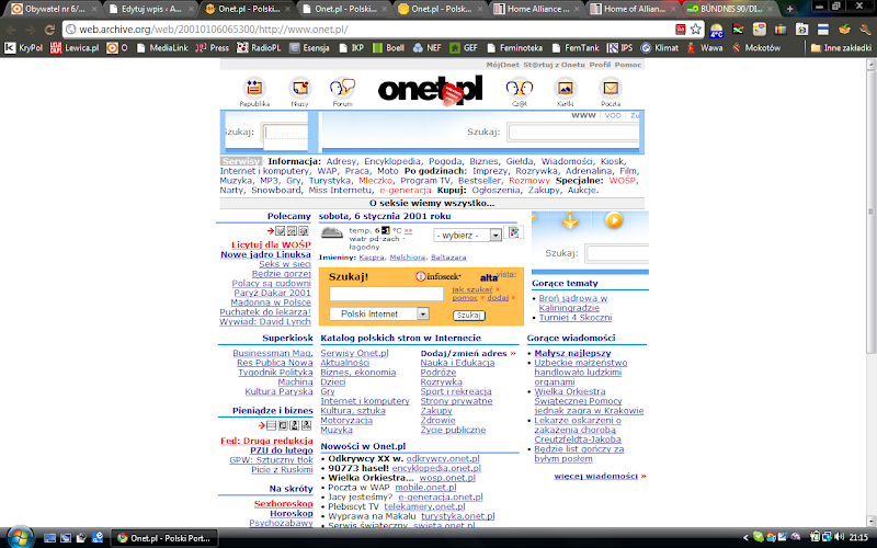 Onet 2001