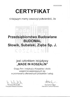 Zastrzeżenie nazwy BUDOMAL (01.08.2005) Zastrzeżenie nazwy BUDOMAL (01.08.2005)