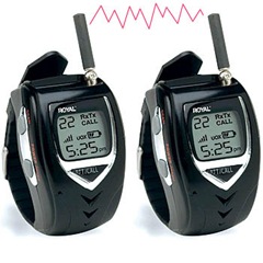 Wrist watch walkie talkies