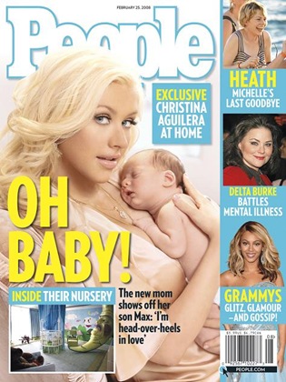 The 13 Most Expensive Celebrity Photos Ever Christina-aguilera-max-liron-baby-pictures%5B2%5D