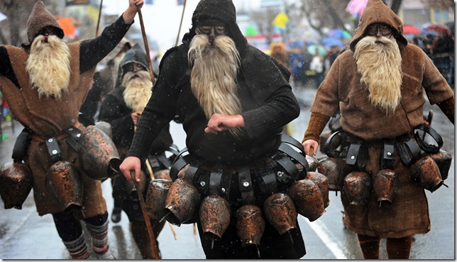 The troupe Dzolamari from the village of Begnishte near Kavadarci - Macedonia