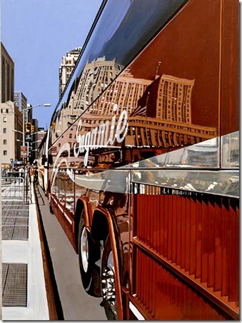 RICHARD ESTES - Tour Bus of the World Trade Center 2005