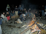 Once a scout always a scout - E just loved the camp fire