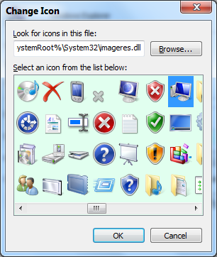 Customizing display Icon