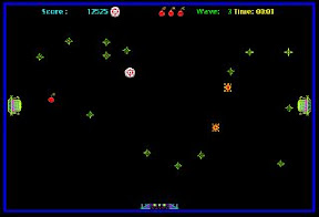 Screenshot from original version of Crystal Quest