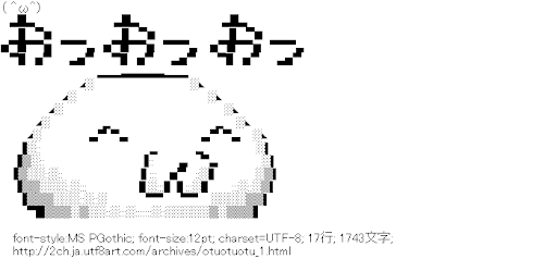 おっおっおっ,（ ＾ω＾）,濃淡系