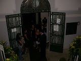 Entrada do Automóvel Clube de Bauru, em noite de gala.
