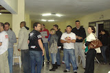 Público conversando depois da palestra de Paulo Milreu.