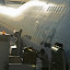 New York/JFK Airport - Terminal One. Lufthansa Boeing 747.