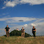 Francis, Lisa and Andi with Kalvaria in the background (Banska Stiavnica, Slovakia) Francis, Lisa and Andi with Kalvaria in the background (Banska Stiavnica, Slovakia)