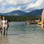[EN] Grainau, Germany. Eibsee Lake in the Bavarian Alps, close to Garmisch-Partenkirchen. [SK] Grainau, Nemecko. Pleso Eibsee v Bavorskych Alpach, blizko Garmisch-Partenkirchenu.
