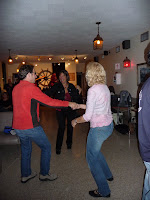 Fleet party and meeting, Oct. 18, 2008 / Rob, Vandy, and Nancy dancing