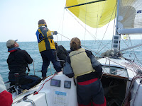 2009 Race Events / Olympic Cup 2009: Going downwind on Vayu, first race of the day