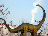 La zona de Xinjiang es famosa por los restos fosiles de dinosaurios que se encuentran en el desierto y por los que te encuentras vivos, pues en la region no se extinguieron, y se cruzan contigo en cualquier momento. La evolucion les llevo a seguir el camino industrial, dejar de comer vegetales y utilizar el carbon como combustible para sus calderas.