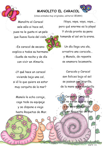 poemas infantiles con imagenes