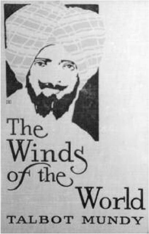 The 1917 edition of The Winds of the World by Talbot Mundy, known for his exotic, adventurous tales 